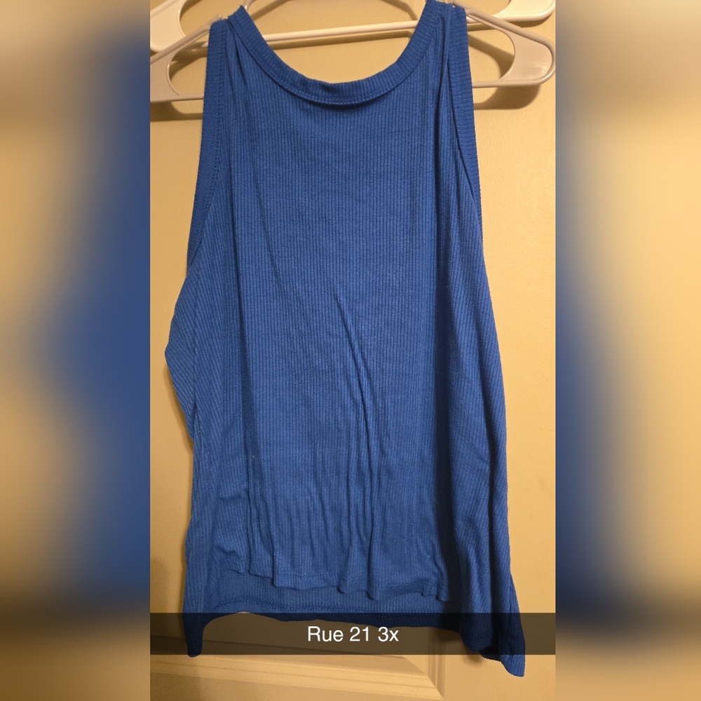 Rue21 Vibrant Blue Tank Top